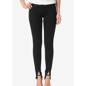 Hudson Juliette waxed midrise skinny jeans